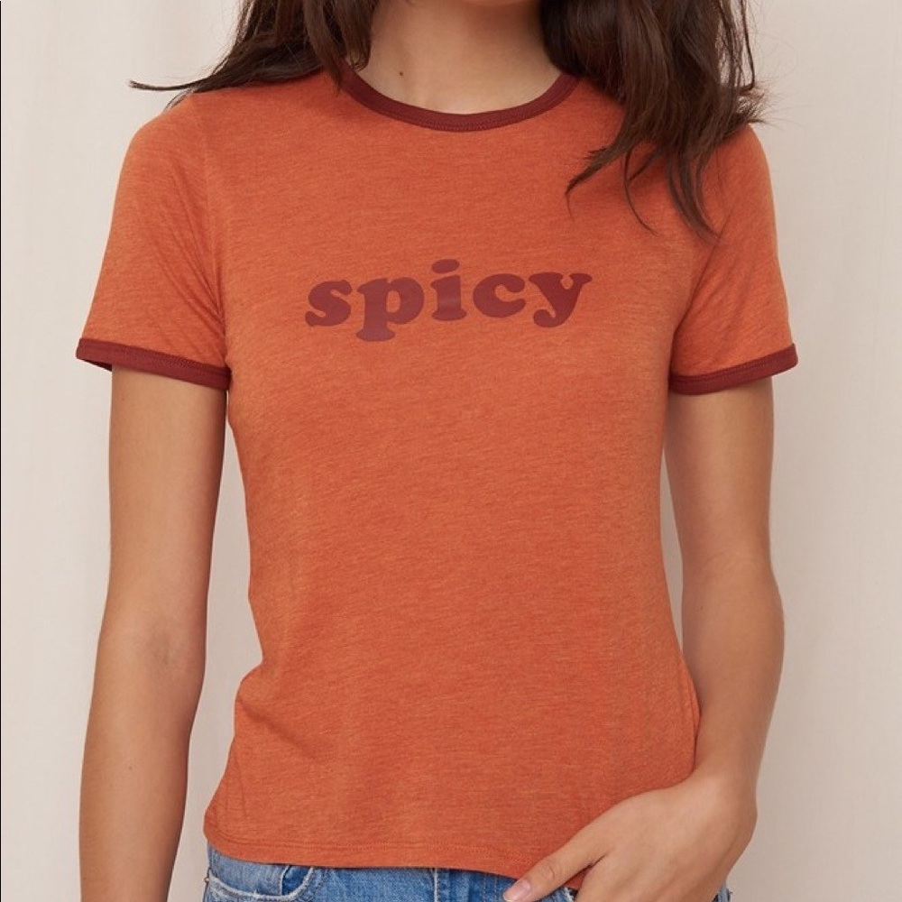 NWOT Graphic T shirt “spicy”